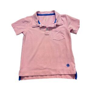 Lilly Pulitzer Pink Polo Shirt Boys Top Size XS  2/3